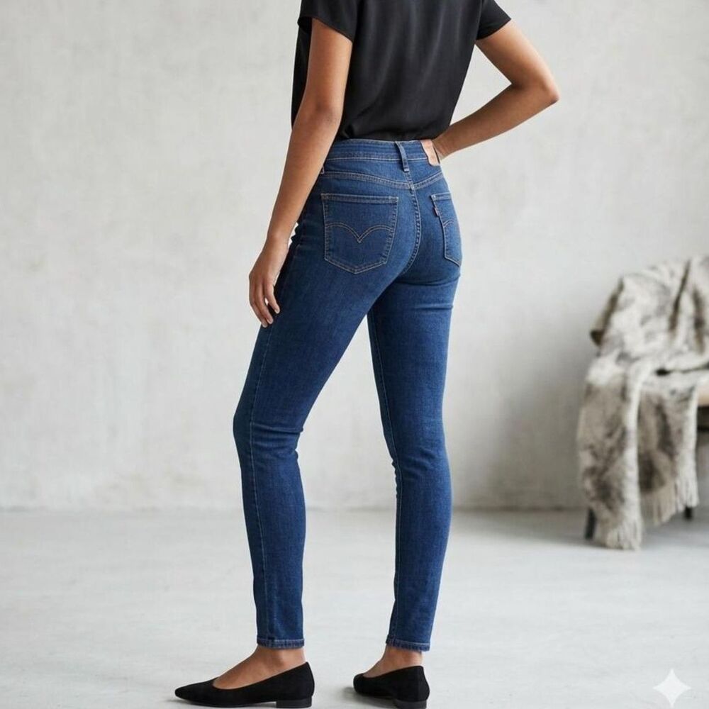 Levi’s 710 Super Skinny Jeans Size 28 Dark Wash Indigo Denim Classic